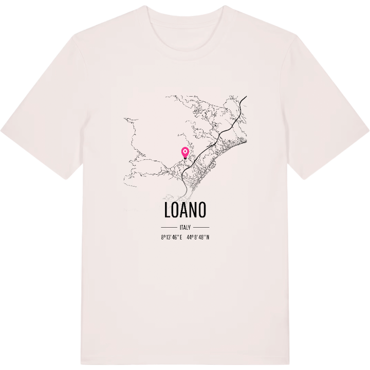 Loano map t-shirt – t-shirt from PinShirt