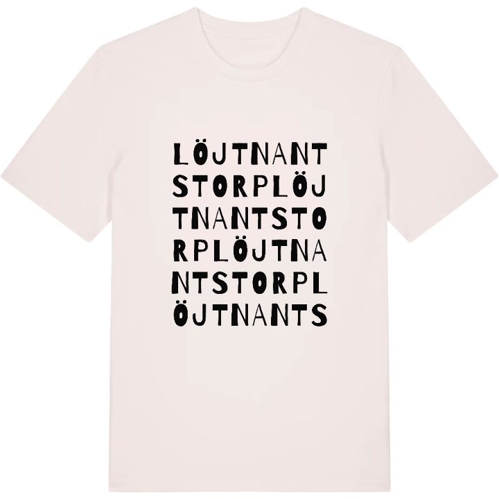 Löjtnantstorp wordplay t-shirt – t-shirt from PinShirt