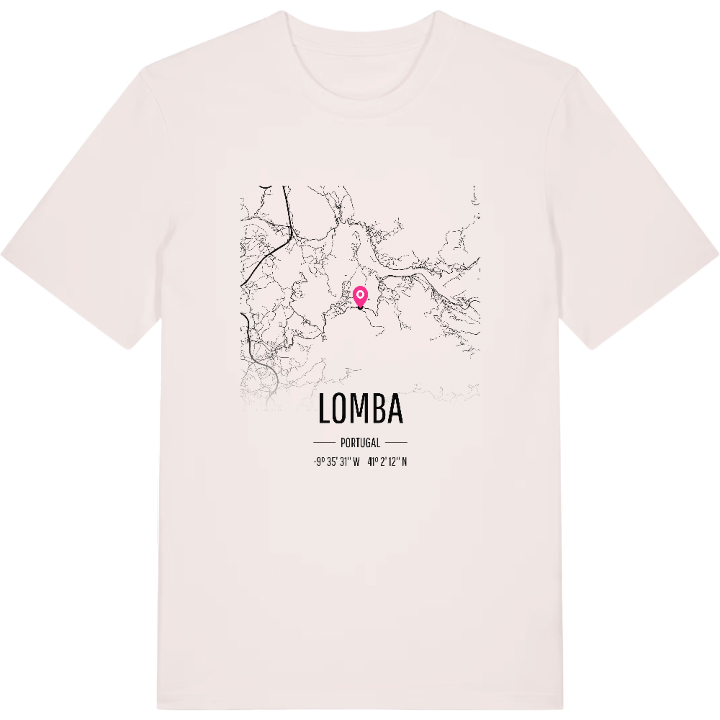 Lomba map t-shirt – t-shirt from PinShirt
