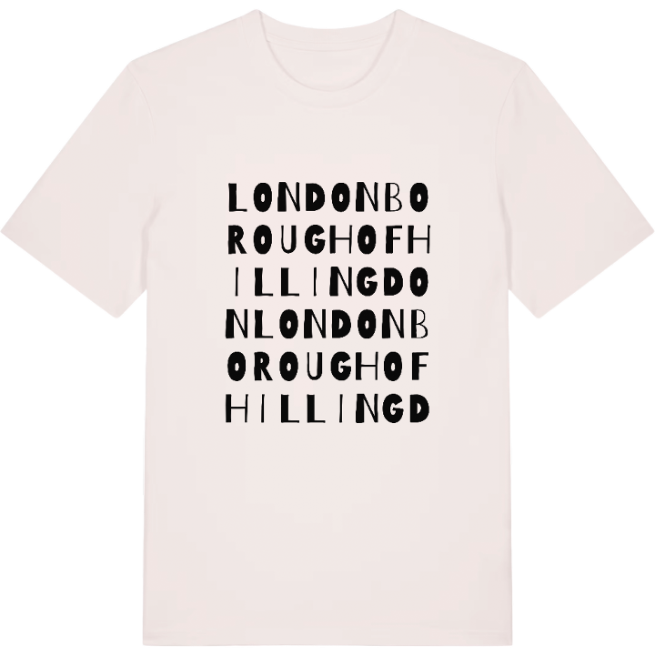 London Borough of Hillingdon wordplay t-shirt – t-shirt from PinShirt