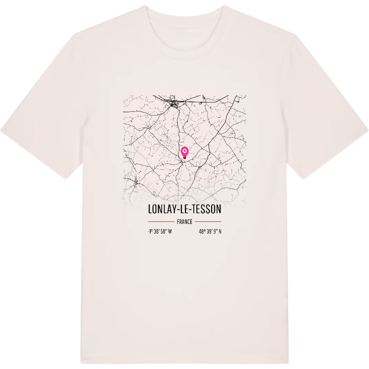 Lonlay-le-Tesson map t-shirt – t-shirt from PinShirt