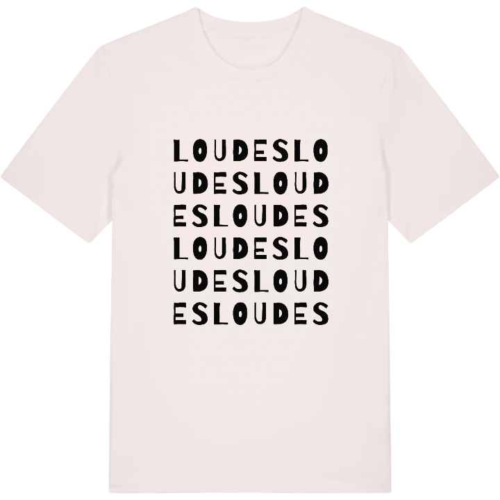 Loudes wordplay t-shirt – t-shirt from PinShirt