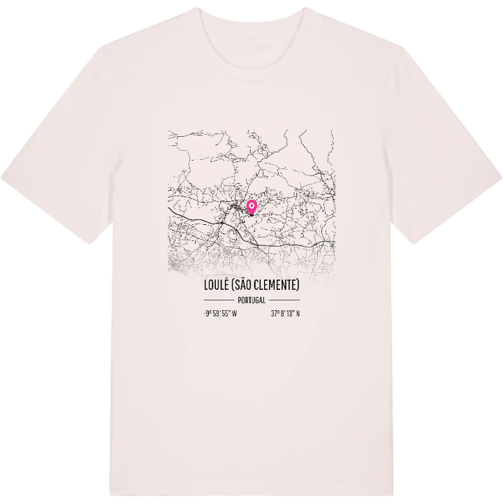 Loulé (São Clemente) map t-shirt – t-shirt from PinShirt