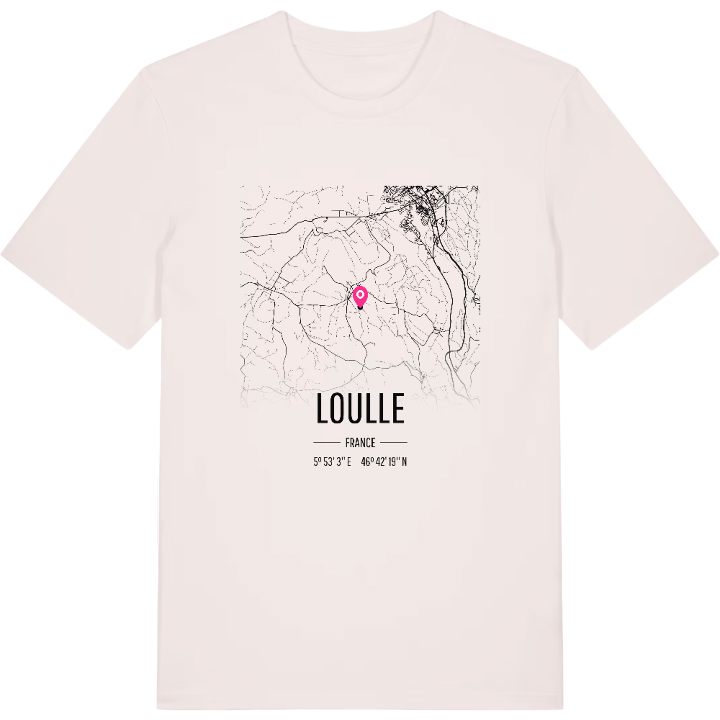 Loulle map t-shirt – t-shirt from PinShirt