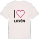 Jag älskar Lovön t-shirt stort tryck