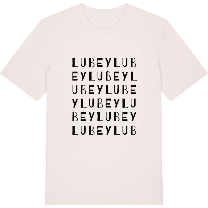 Lubey wordplay t-shirt – t-shirt from PinShirt