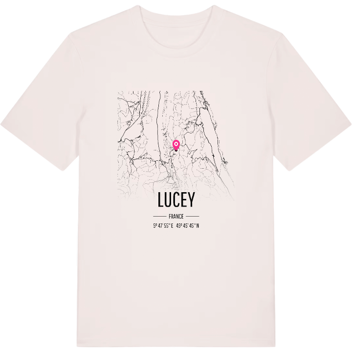 Lucey map t-shirt – t-shirt from PinShirt
