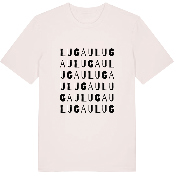 Lugau wordplay t-shirt – t-shirt from PinShirt
