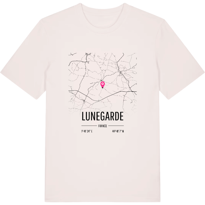 Lunegarde map t-shirt – t-shirt from PinShirt