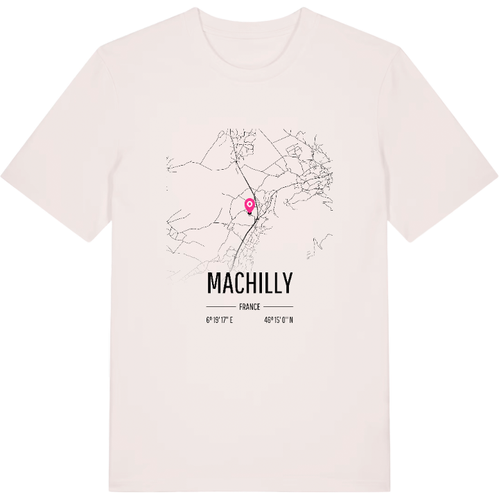 Machilly map t-shirt – t-shirt from PinShirt