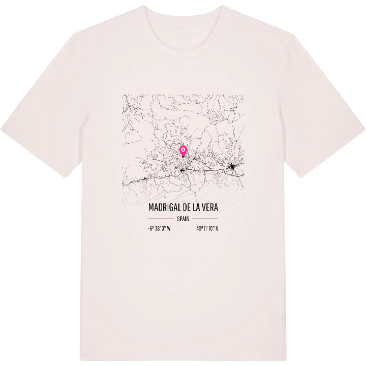 Madrigal de la Vera map t-shirt – t-shirt from PinShirt