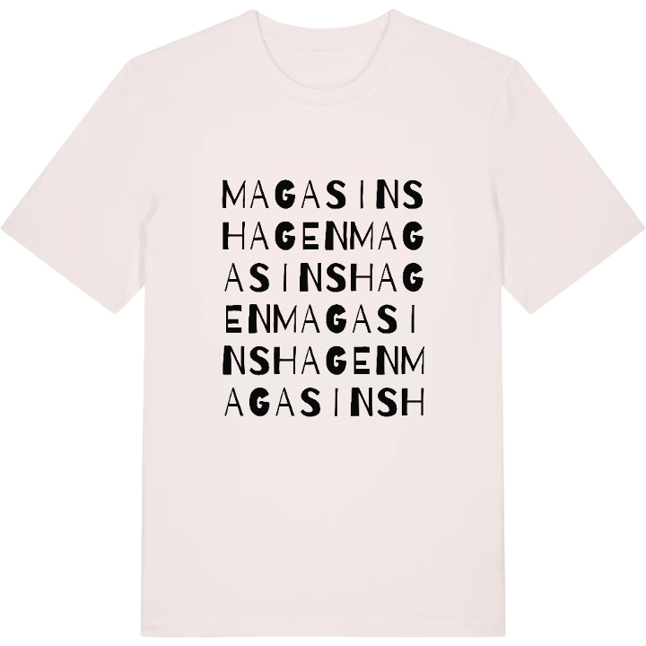 Magasinshagen wordplay t-shirt – t-shirt from PinShirt