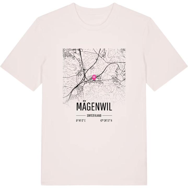 Mägenwil map t-shirt – t-shirt from PinShirt