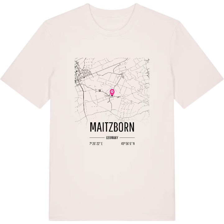 Maitzborn map t-shirt – t-shirt from PinShirt
