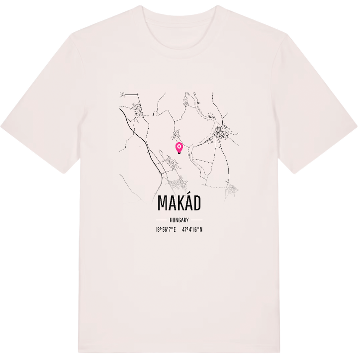 Makád map t-shirt – t-shirt from PinShirt