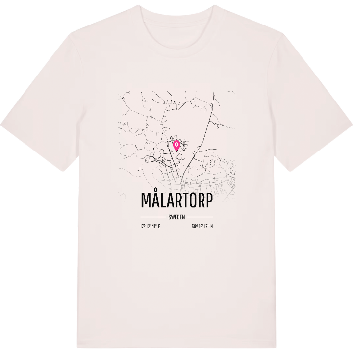 Målartorp map t-shirt – t-shirt from PinShirt