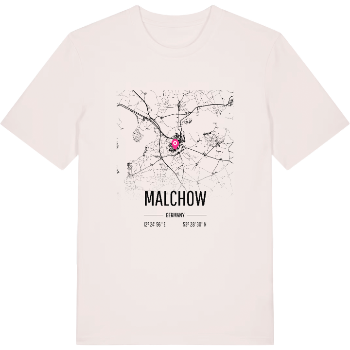 Malchow map t-shirt – t-shirt from PinShirt