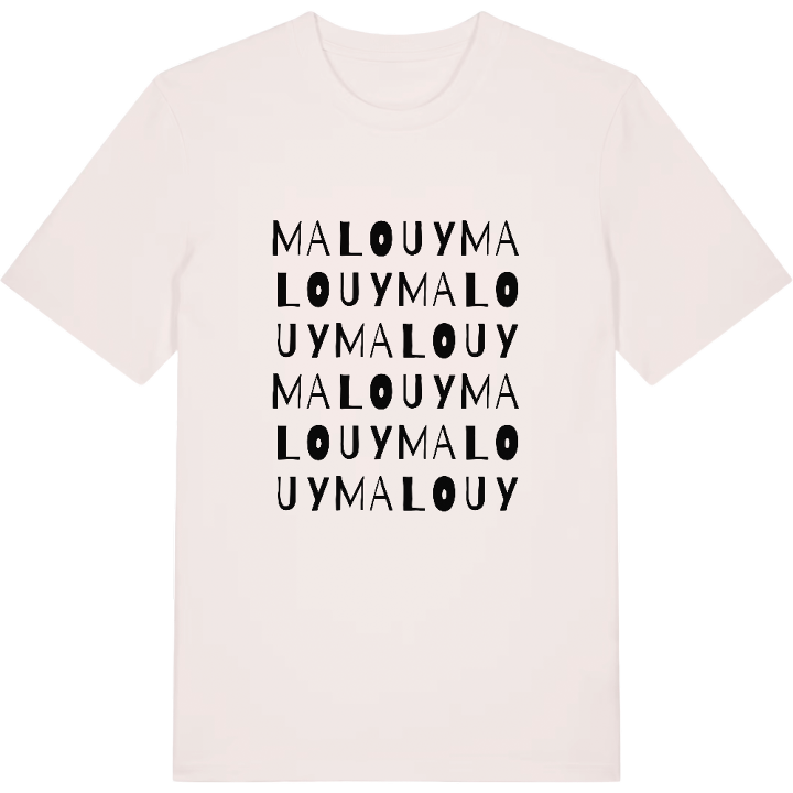 Malouy wordplay t-shirt – t-shirt from PinShirt