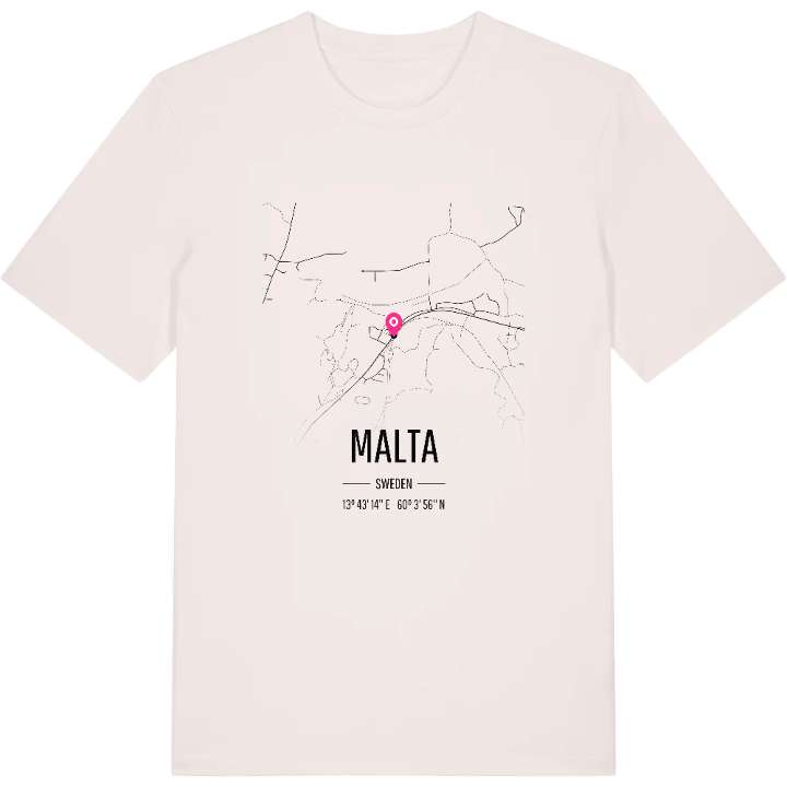 Malta map t-shirt – t-shirt from PinShirt