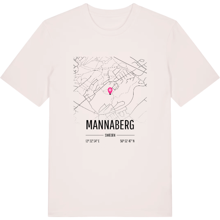 Mannaberg map t-shirt – t-shirt from PinShirt