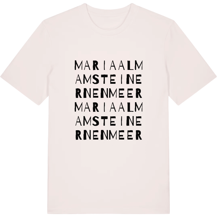 Maria Alm am Steinernen Meer wordplay t-shirt – t-shirt from PinShirt