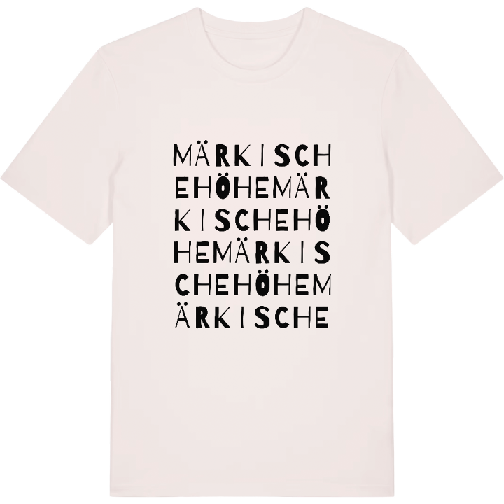 Märkische Höhe wordplay t-shirt – t-shirt from PinShirt
