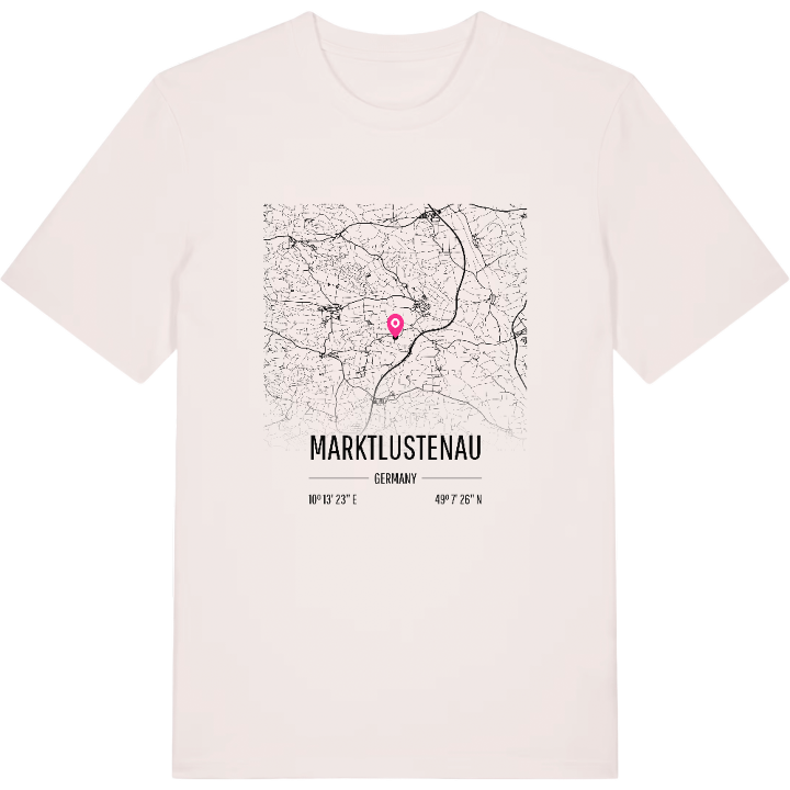 Marktlustenau map t-shirt – t-shirt from PinShirt