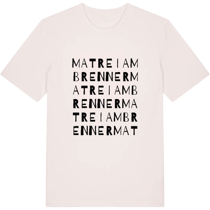 Matrei am Brenner wordplay t-shirt – t-shirt from PinShirt