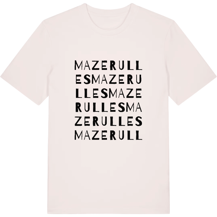 Mazerulles wordplay t-shirt – t-shirt from PinShirt
