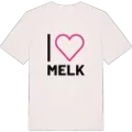 I love Melk t-shirt large print