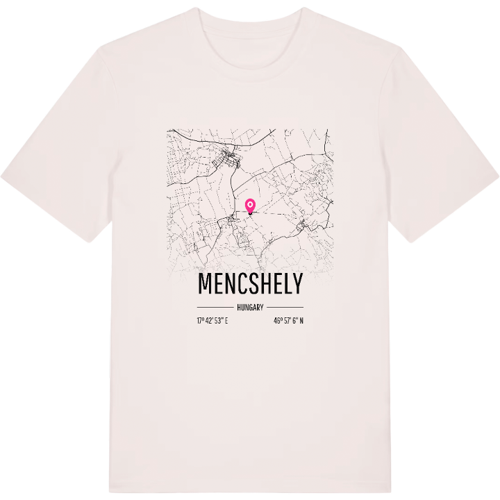 Mencshely map t-shirt – t-shirt from PinShirt