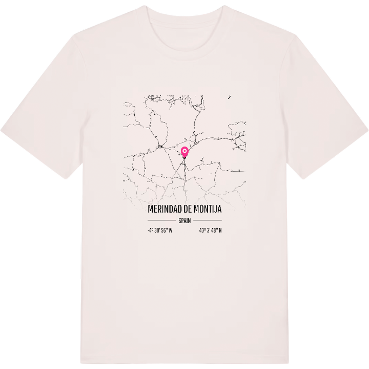 Merindad de Montija map t-shirt – t-shirt from PinShirt