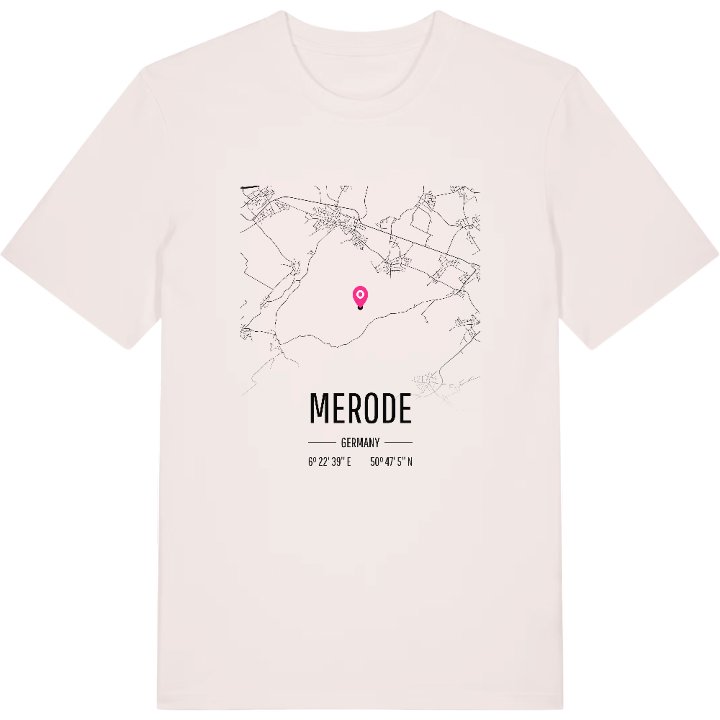 Merode map t-shirt – t-shirt from PinShirt