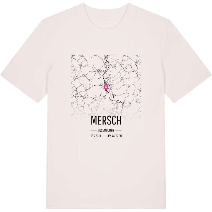 Mersch map t-shirt – t-shirt from PinShirt