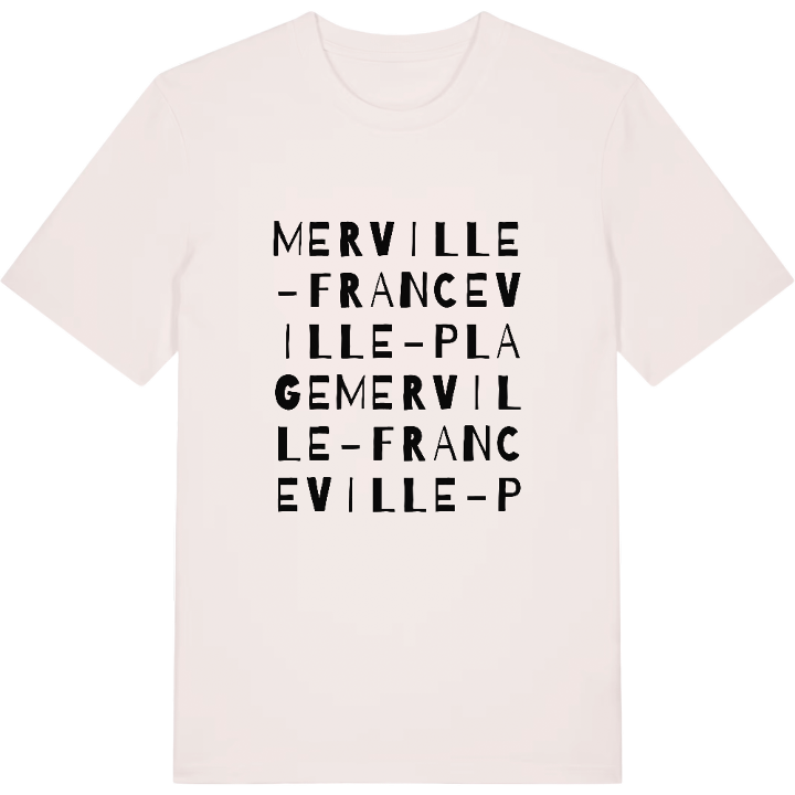 Merville-Franceville-Plage wordplay t-shirt – t-shirt from PinShirt