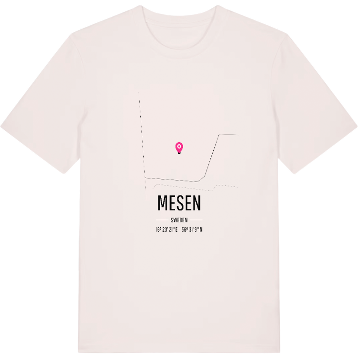Mesen map t-shirt – t-shirt from PinShirt