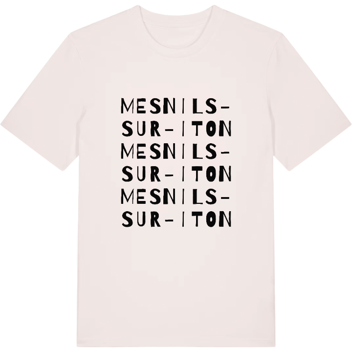 Mesnils-sur-Iton wordplay t-shirt – t-shirt from PinShirt