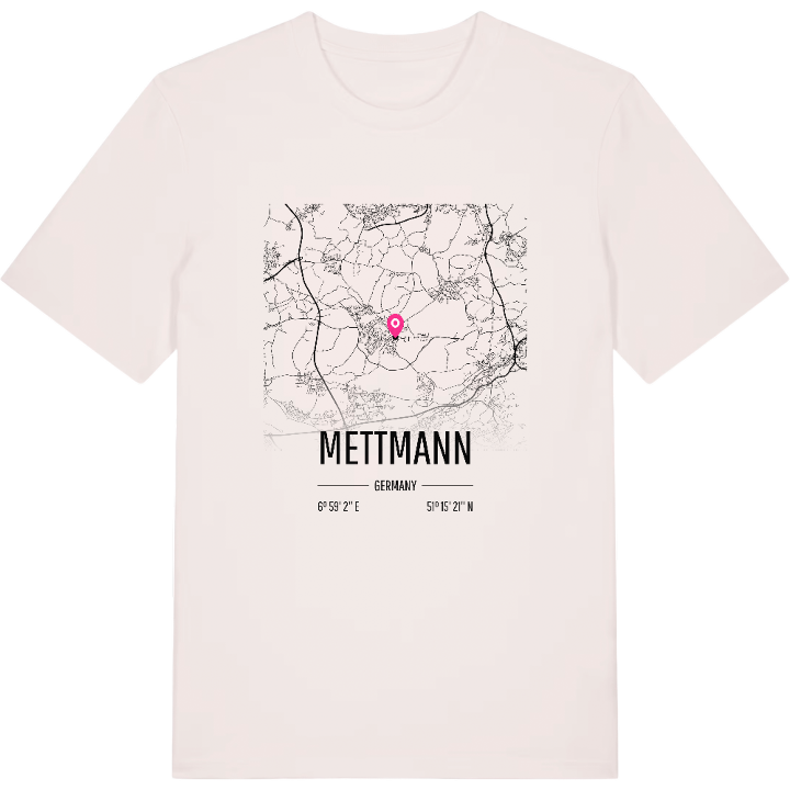 Mettmann map t-shirt – t-shirt from PinShirt