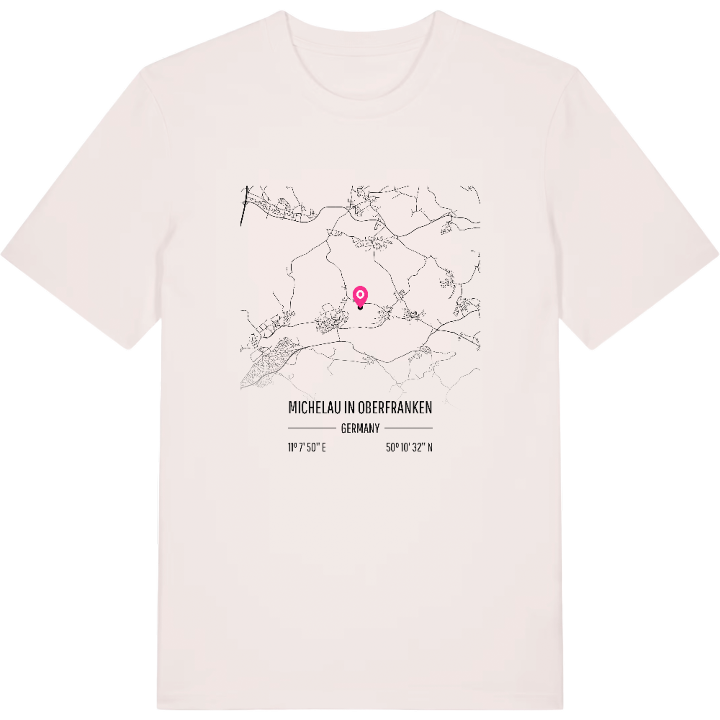 Michelau in Oberfranken map t-shirt – t-shirt from PinShirt