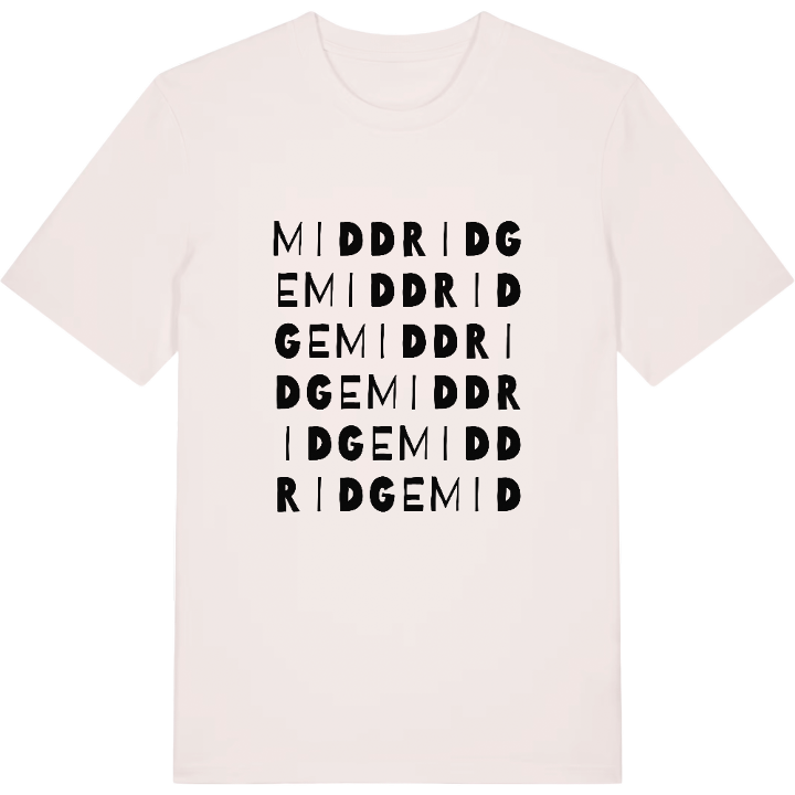 Middridge wordplay t-shirt – t-shirt from PinShirt