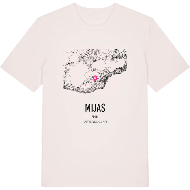 Mijas map t-shirt – t-shirt from PinShirt