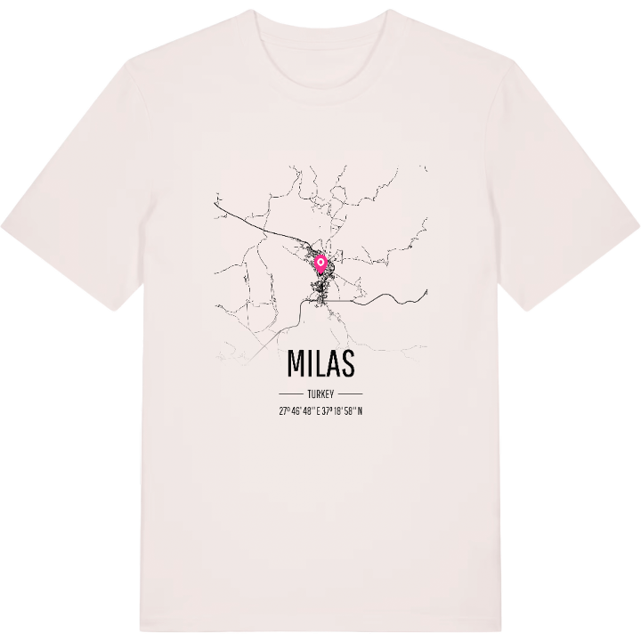 Milas map t-shirt – t-shirt from PinShirt