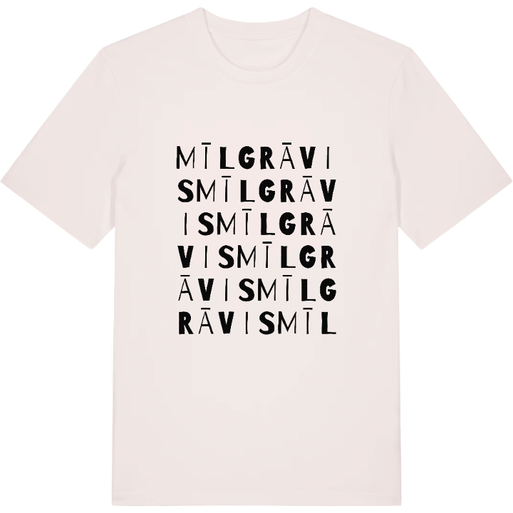 Mīlgrāvis wordplay t-shirt – t-shirt from PinShirt