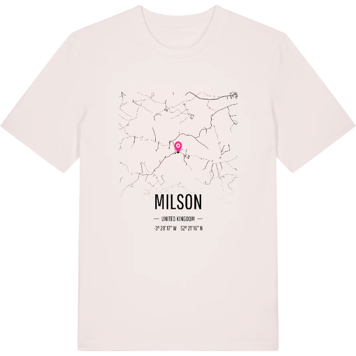 Milson map t-shirt – t-shirt from PinShirt