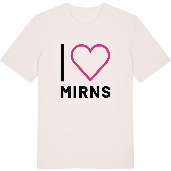 I love Mirns t-shirt large print – t-shirt from PinShirt