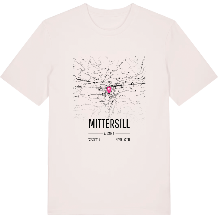 Mittersill map t-shirt – t-shirt from PinShirt