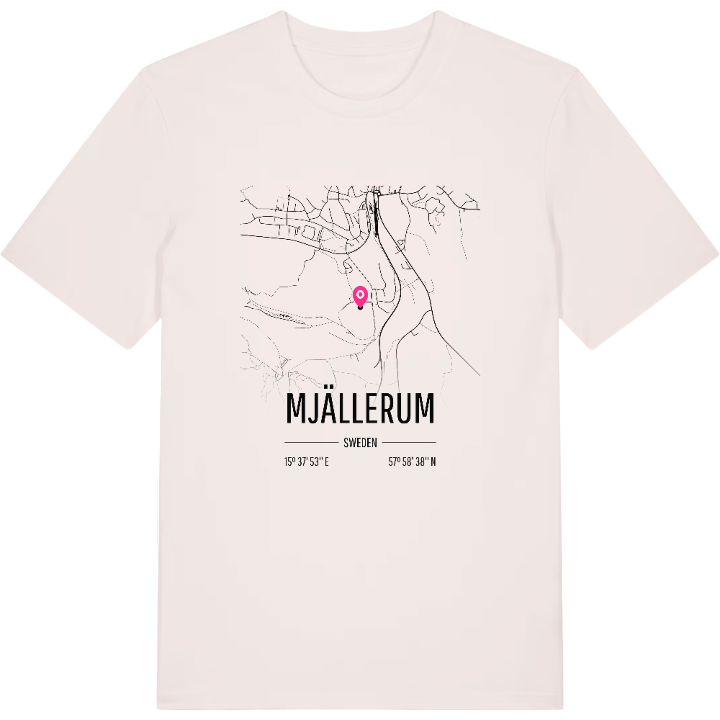 Mjällerum map t-shirt – t-shirt from PinShirt