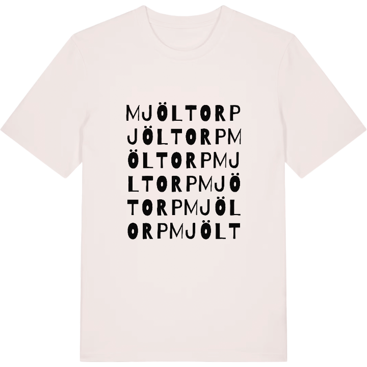 Mjöltorp wordplay t-shirt – t-shirt from PinShirt