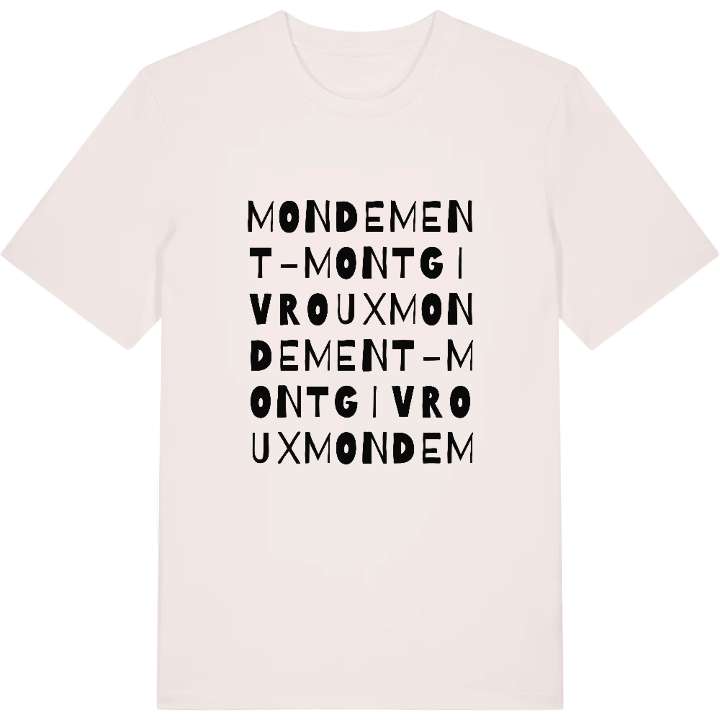 Mondement-Montgivroux wordplay t-shirt – t-shirt from PinShirt