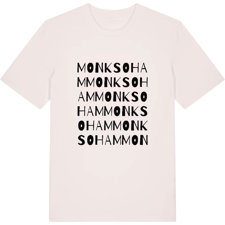 Monk Soham wordplay t-shirt – t-shirt from PinShirt